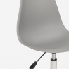 Office stool chair with swivel wheels modern design eiffel Wooden Roll Sale