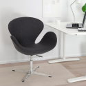 Swivel armchair modern design for living room and office Robin Offers