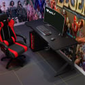 Ergonomic gaming desk carbon 120x60cm headset Sportbot 120 On Sale