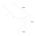 Sportbot LED 160 Ergonomic LED Gaming Desk 160x60cm Carbon Fiber with Headphone and Beverage Holder 