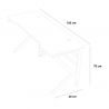 Sportbot LED 160 Ergonomic LED Gaming Desk 160x60cm Carbon Fiber with Headphone and Beverage Holder 