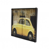 Canvas car canvas with tubular metal frame 80x60cm Cinquecento Offers