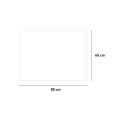 Canvas car canvas with tubular metal frame 80x60cm Cinquecento Sale
