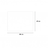 Canvas car canvas with tubular metal frame 80x60cm Cinquecento Sale