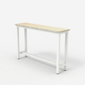 Console table 120x40cm cabinet wood metal white Welcome light Price