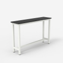 Console table 120x40cm cabinet wood metal white Welcome light 