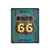 Canvas logo painting on metal tubular frame 60x80cm Devil's Highway On Sale