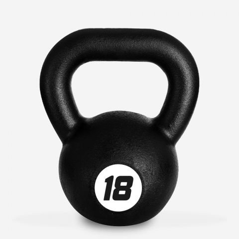 Iron kettlebell weight 18 kg ball handle cross training fitness Kotaro Promotion