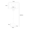 Professional portable basketball hoop adjustable height 250 - 305 cm NY Model