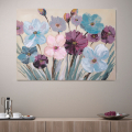 Hand-painted floral painting on canvas 120x90cm Flowery Promotion