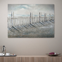Landscape painting nature hand-painted on canvas 120x90cm Fence Promotion