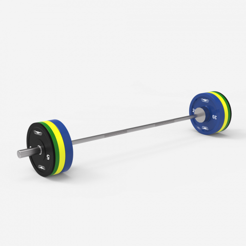 Olympic barbell set with 120 kg discus retainer Olympus Promotion