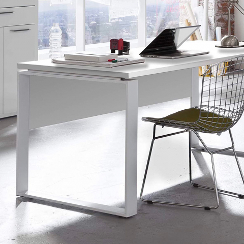 Glossy White 170x80cm Desk for office studio Ghost-Desk