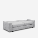 Modern design clic clac 3 seater sofa bed in Verto suede fabric Offers