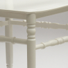 Polypropylene Chair for Kitchen Garden Bar and Restaurant Napoleon III Measures