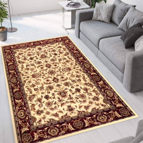 Persian rug with oriental floral motif for living room Istanbul CRE001IST Promotion