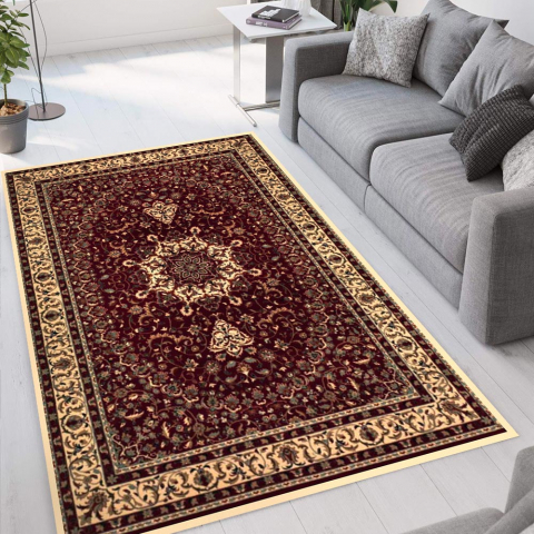 Persian rug with oriental floral motif for living room Istanbul ROS003IST Promotion