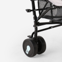 Child's pushchair 15 kg folding reclining backrest 4 wheels Buggago 