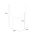 Modern polypropylene chair for kitchen restaurant outdoor bar Progarden Ghibli Catalog