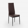 Modern leatherette design upholstered chairs for kitchen dining room restaurant Imperial Dark Bulk Discounts