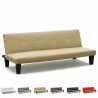 Economical 3-seater leatherette sofa bed Topazio Choice Of