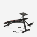 Multifunctional fitness bench reclining leg curl adjustable backrest Musashi Catalog