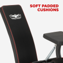 Multifunctional fitness bench reclining leg curl adjustable backrest Musashi Bulk Discounts