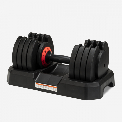 Variable load adjustable weight dumbbell fitness cross training 32 kg Oonda Promotion
