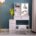 Make-up cabinet sliding mirror bedroom stool Abby Offers