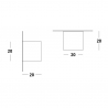 Modern Design Cubic Wall and Ceiling Lamp Slide Cubo Wall On Sale