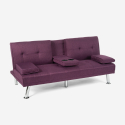 Modern 3-seater clic clac sofa bed with coffee table Somnium Catalog