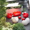 Indoor Outdoor Rocking Sofa Contemporary Design Slide Blossy 