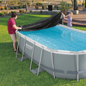 Pool cover for oval Power Steel pool 427x250x100 cm Bestway 58425 On Sale