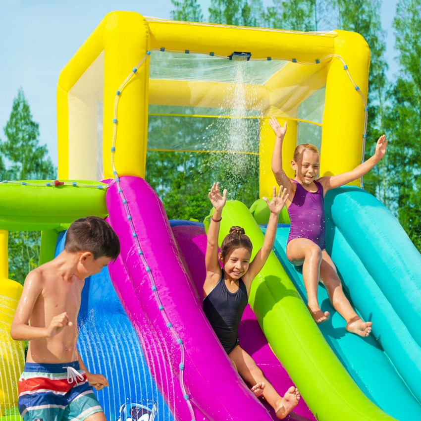 53387 Bestway Splash Course parco giochi acquatico per bambini gonfiabile a  ostacoli