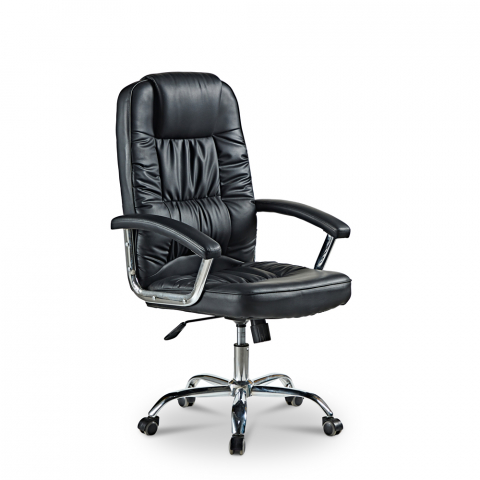 Ergonomic upholstered leatherette office chair Commodus Promotion
