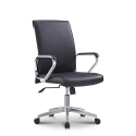 Elegant ergonomic swivel office chair steel leatherette Cursus Promotion