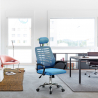 Ergonomic office chair headrest breathable fabric Equilibrium Sky On Sale