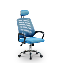 Ergonomic office chair headrest breathable fabric Equilibrium Sky Promotion