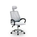 Ergonomic office chair headrest breathable fabric Equilibrium Moon Promotion