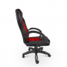 Le Mans Fire sporty height-adjustable leatherette ergonomic gaming office chair Sale