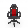 Le Mans Fire sporty height-adjustable leatherette ergonomic gaming office chair Offers