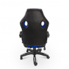 Le Mans Sky leatherette height-adjustable ergonomic sports gaming office chair Discounts
