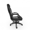 Le Mans Moon leatherette height-adjustable ergonomic sports gaming office chair Sale