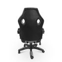 Le Mans Moon leatherette height-adjustable ergonomic sports gaming office chair Discounts