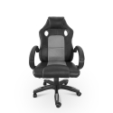 Le Mans Moon leatherette height-adjustable ergonomic sports gaming office chair Offers