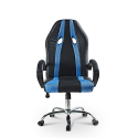 Ergonomic sporty eco-leather height-adjustable gaming office chair Qatar Sky Discounts