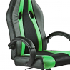 Ergonomic sporty faux leather height-adjustable gaming office chair Qatar Emerald Catalog