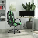Ergonomic sporty faux leather height-adjustable gaming office chair Qatar Emerald On Sale