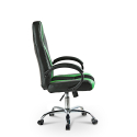 Ergonomic sporty faux leather height-adjustable gaming office chair Qatar Emerald Sale