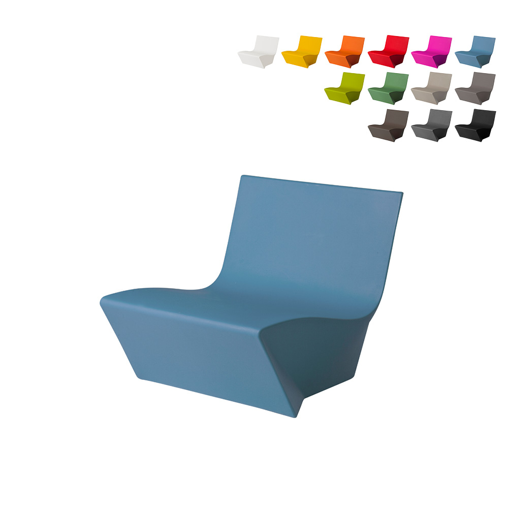 Modern design armchair Origami style for home bars clubs Slide Kami Ichi